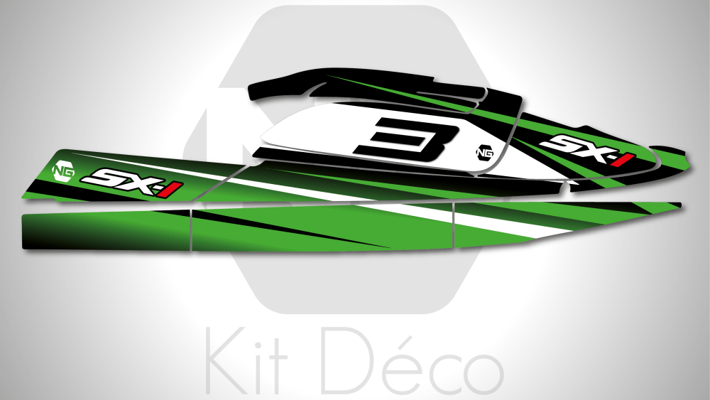 kit déco kawasaki jet ski 750 sxi ng kit déco crv séries jet decals stickers graphics autocollant