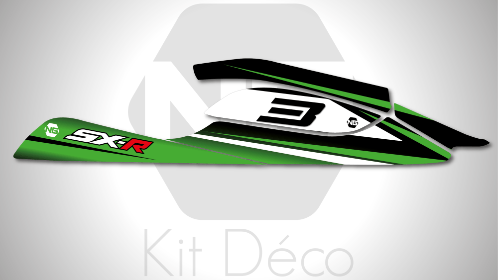 kit déco kawasaki jet ski sxr 800 ng kit déco crv séries jet decals stickers graphics autocollant