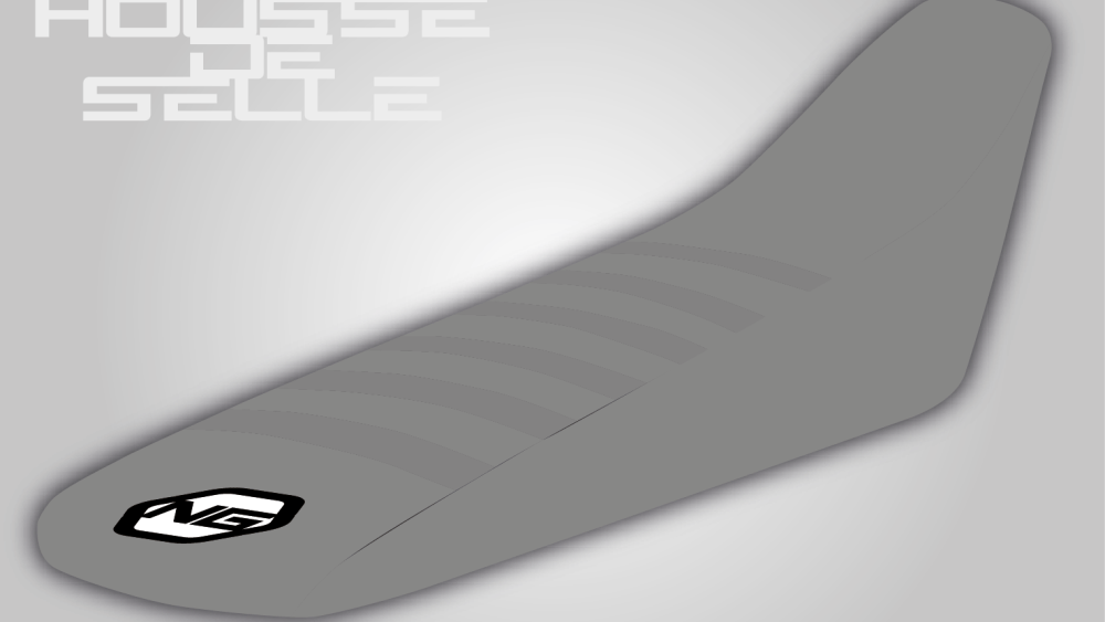 housse de selle fantic 125 250 450 xx xxf xe xef grise motocross enduro ng kit déco seat cover