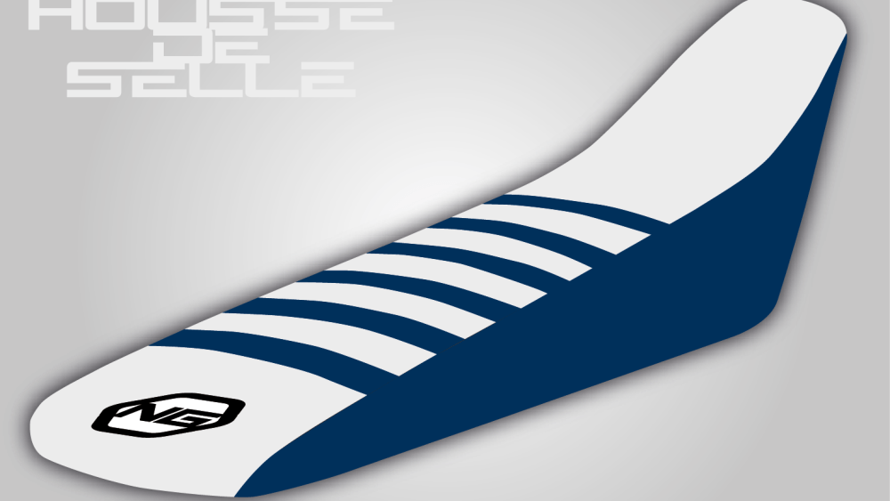 housse de selle ktm sx sxf exc excf tpi 50 65 85 125 250 300 350 450 ng seat cover bleue bleue blanche-01