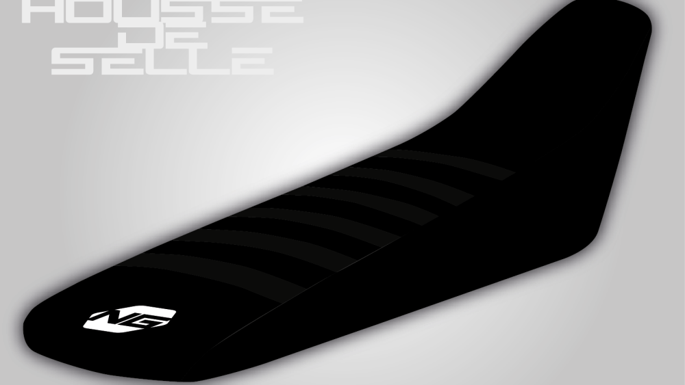 housse de selle suzuki 125 250 450 rm et rmz motocross enduro noire ng kit déco seat cover