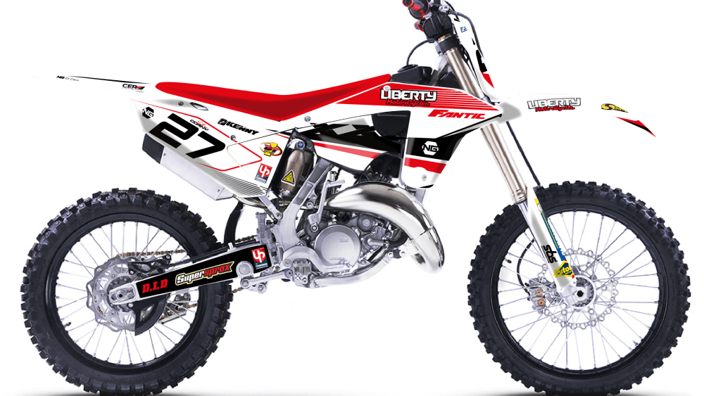 kit déco fantic 125 250 450 xxf xx 2022 motocross ng kit déco team liberty motorcycles 2021 decals stickers graphics autocollant montage