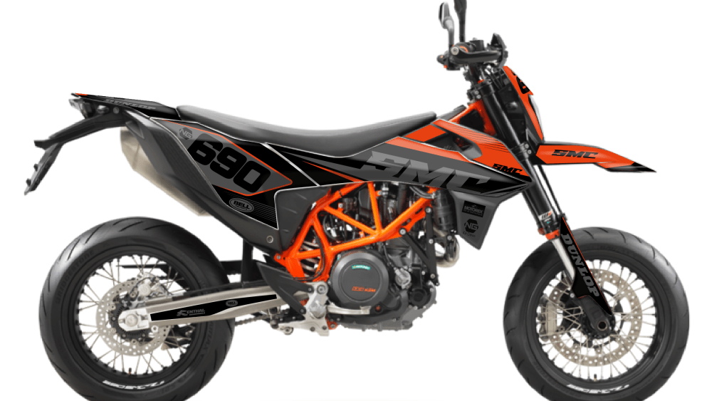 kit déco ktm 690 smcr enduro supermoitard ng kit déco sb séries decals stickers graphics autocollant montage_Plan de travail 1