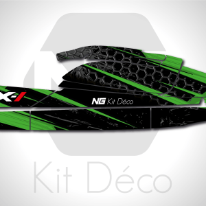 kit déco jet ski kawasaki 750 SXI ng kit déco storm series 2022 jet decals stickers autocollant graphics vert_Plan de travail 1