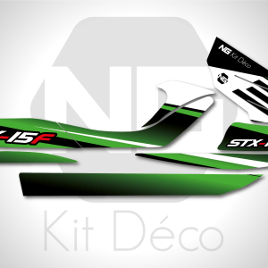 kit déco kawasaki jet ski stx15f jet ng kit déco crv séries vert decals stickers autocollant graphics