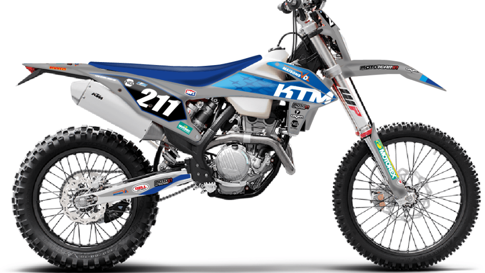 kit déco kktm exc tpi excf 125 250 350 450 2022 enduro ng kit déco team vdl 2021 motocross decals stickers autocollant graphics montage