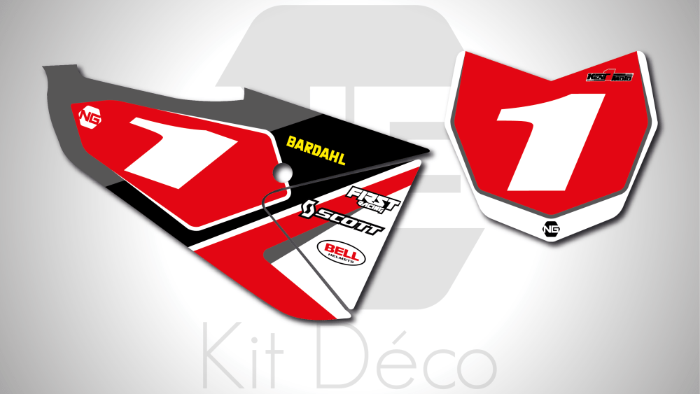 kit fond de plaque numéro fantic xx xxf 125 250 450 2021 2022 motocross ng kit déco kent1moto 2022 mx decals stickers graphics autocollant_Plan de travail 1