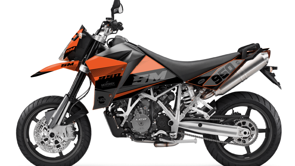 kit déco ktm 950 SM supermotard trail ng kit déco db séries decals stickers graphics autocollant montage-01