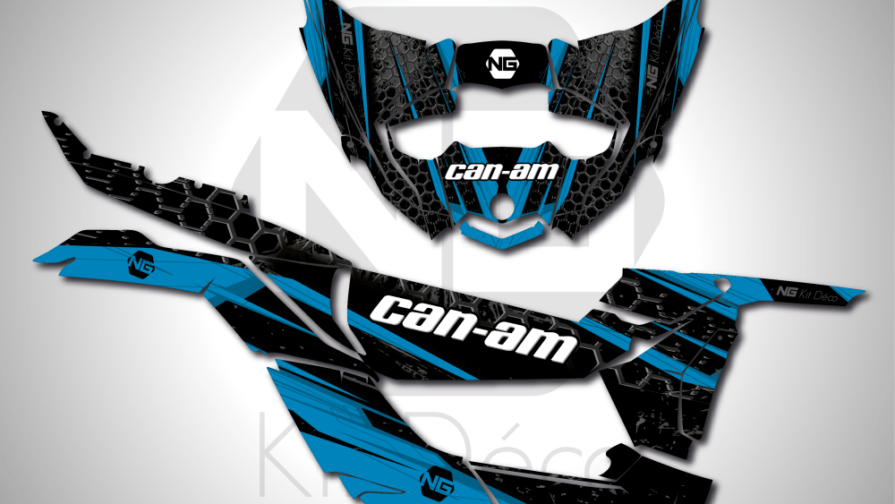Kit déco can-am x3 ssv ng storm séries decals strickers graphics autocollant_Plan de travail 1