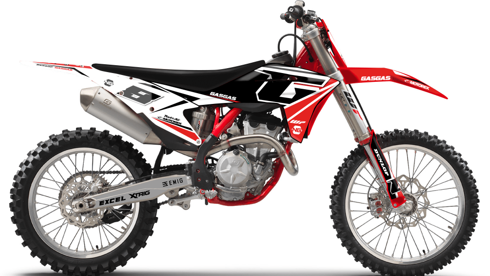 Kit déco gasgas mc mcf 50 65 85 125 250 350 450 motocross ng kit déco side séries 2022 mx decals stickers graphics autocollant montage_Plan de travail 1