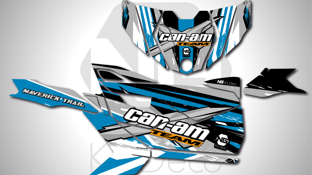 kit déco can-am maverick trail ssv ng kit déco AON séries 2022 decals stickers graphics autocollant_Plan de travail 1