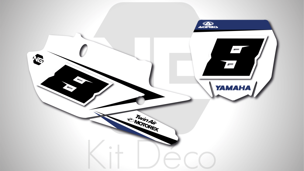kit déco fond de plaque numéro yamaha yz yzf pw 50 65 85 125 250 450 motocross ng kit déco side séries 2022 mx decals stickers graphics autocollant_Plan de travail 1