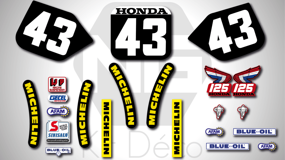 kit stickers jmb replica honda 125 cr 1987 1988 motocross ng kit déco mx decals stickers graphics autocollant_Plan de travail 1