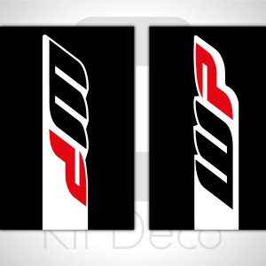 kit stickers tube de fourche motocross enduro WP noir autocollant graphics décals ng kit déco_Plan de travail 1