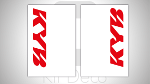 kit stickers tube de fourche motocross enduro kayaba blanc autocollant graphics décals ng kit déco_Plan de travail 1
