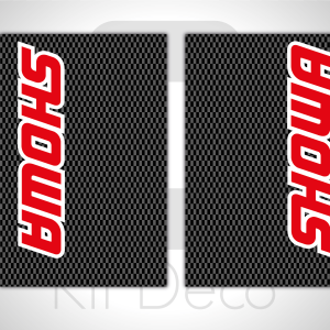 kit stickers tube de fourche motocross enduro showa 2 carbone autocollant graphics décals ng kit déco_Plan de travail 1