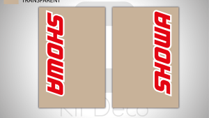 kit stickers tube de fourche motocross enduro showa 2 transparent autocollant graphics décals ng kit déco_Plan de travail 1