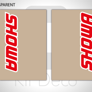 kit stickers tube de fourche motocross enduro showa 2 transparent autocollant graphics décals ng kit déco_Plan de travail 1