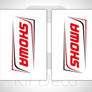 kit stickers tube de fourche motocross enduro showa blanc autocollant graphics décals ng kit déco_Plan de travail 1