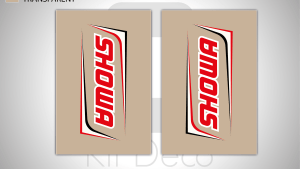 kit stickers tube de fourche motocross enduro showa transparent autocollant graphics décals ng kit déco_Plan de travail 1