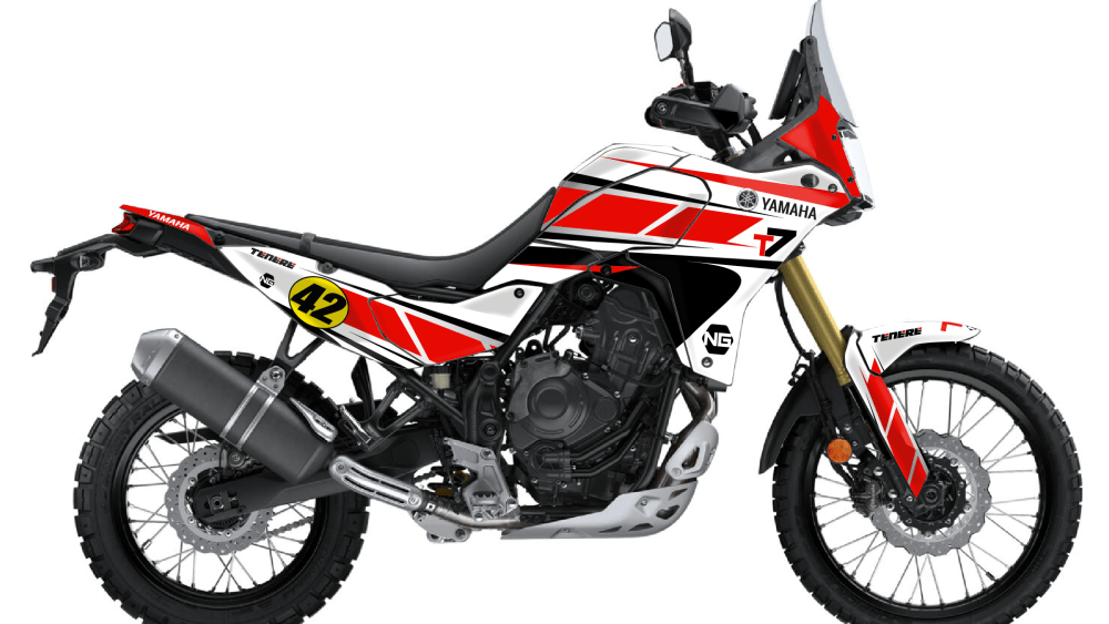kit déco 700 tenere 2025 2026 t7 yamaha trail ng old vintage series decals stickers graphics autocollant adhesifs visuel_Plan de travail 1