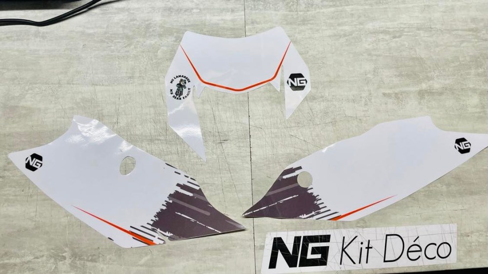 Kit déco Fond de plaque numéro KTM EXC / EXCF / TPI