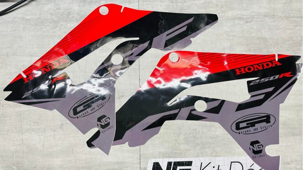 Kit déco ouïe de radiateur Honda 250 CRF 2018 -> 2021