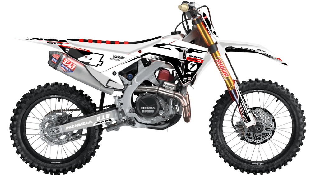 kit déco 250 450 crf 2025 2026 2027 honda motocross ng mx decals graphics stickers autocollant adhesifs vibes series 2 visuel