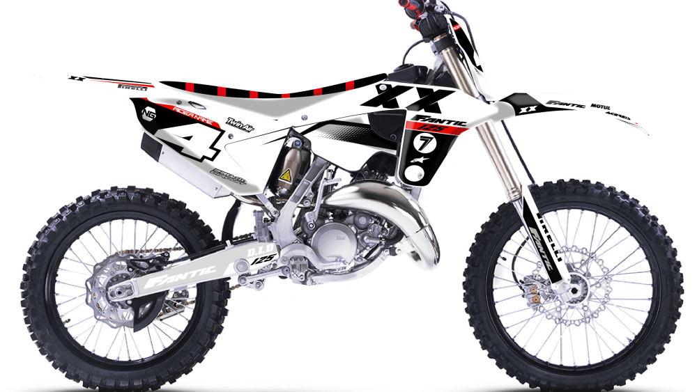 kit déco fantic xx xxf 125 250 450 motocross ng vibes 2 2023 mx decals stickers graphcis autocollant MONTAGE_Plan de travail 1