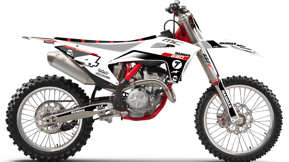 kit déco gasgas mc mcf 50 65 85 125 250 350 450 motocross ng vibes 2 2023 mx decals stickers graphics autocollant montage_Plan de travail 1