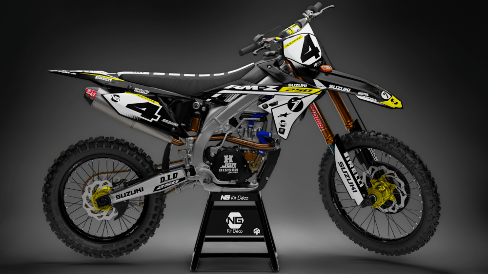kit déco suzuki 250 450 rmz 2018 2019 2020 2021 2022 2023 motocross ng vibes decals stickers graphics autocollant