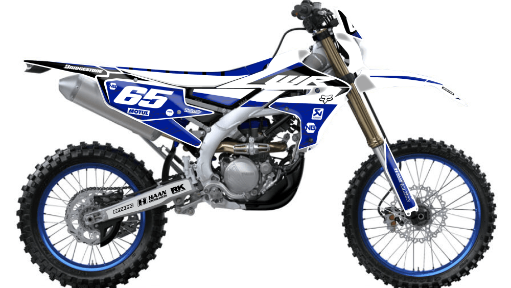 kit déco yamaha wr wrf yze ttr 125 250 450 400 426 600 ng marble 2023 decals stickers graphics autocollant montage blanche-01