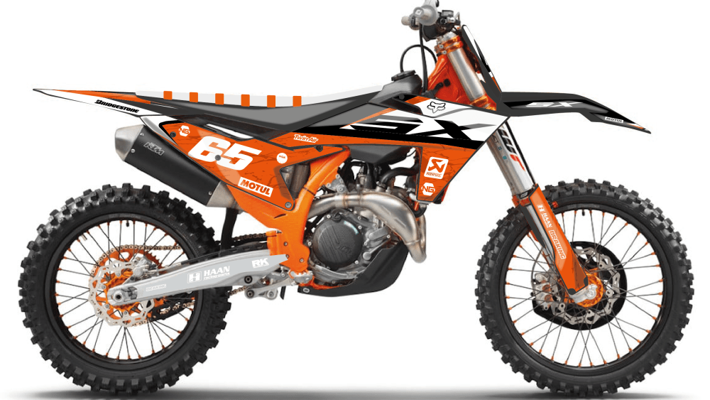 kit déco 125 250 350 450 sxx sxf 2023 2024 ktm motocross ng decals marble 3 mx stickers graphics autocollant adhesifs montage_Plan de travail 1