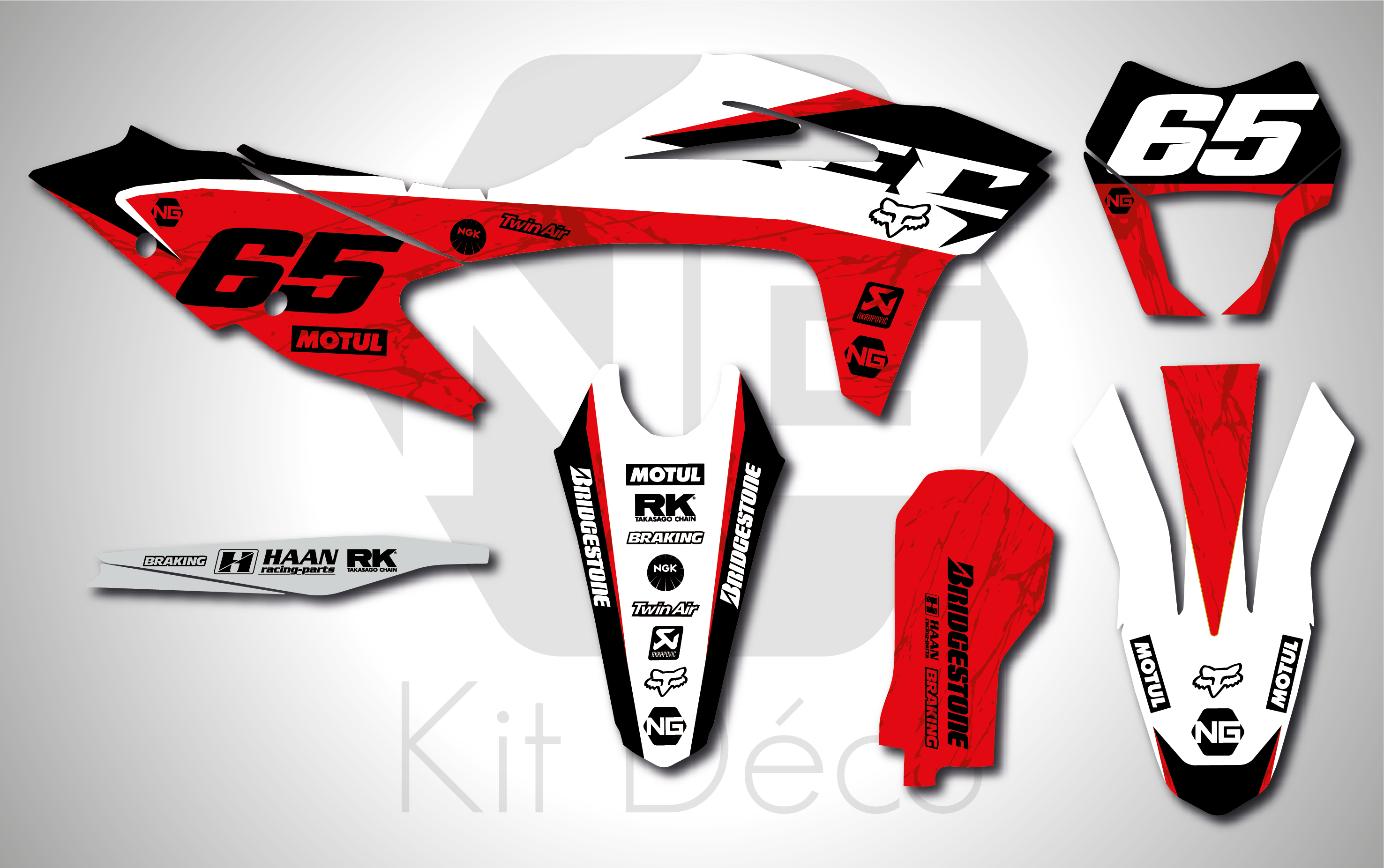 Kit déco GASGAS EC / ECF MARBLE Séries 2 – Image 2