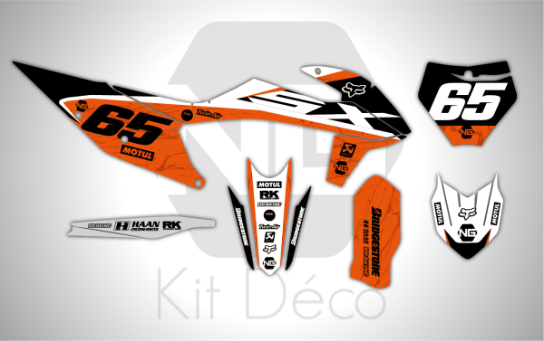 kit déco ktm sx sxf 125 250 350 450 2019 2020 2021 2022 ng marble series 2 motocross decals stickers graphics autocollant_Plan de travail 1