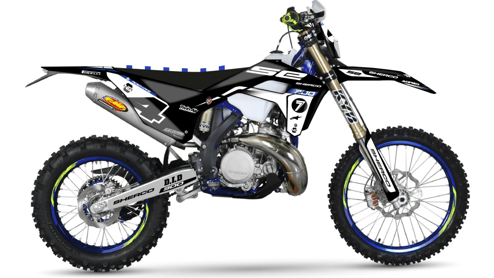 kit déco se sef factory racing sherco 125 250 300 450 enduri ng vibes séries 2022 decals stickers graphics autocollant montage_Plan de travail 1