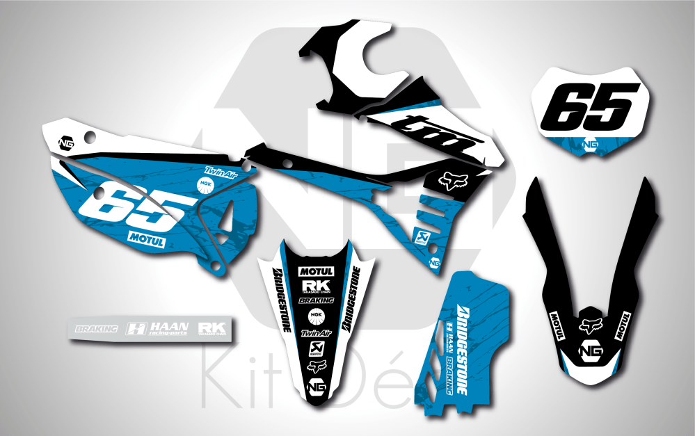 Kit déco TM Racing EN / FI TM MARBLE Séries 3 125 144 250 300 400 450