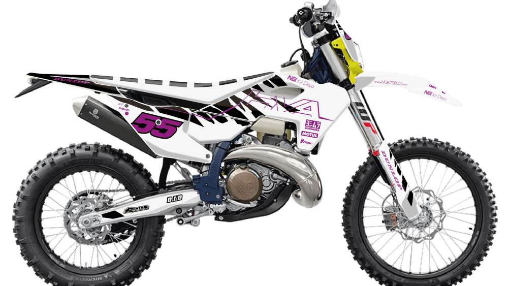kit déco 125 250 300 350 450 501 te fe husqvarna 2024 2025 enduro ng halfback 2 decals stickers graphics autocollant adhesifs montage_Plan de travail 1