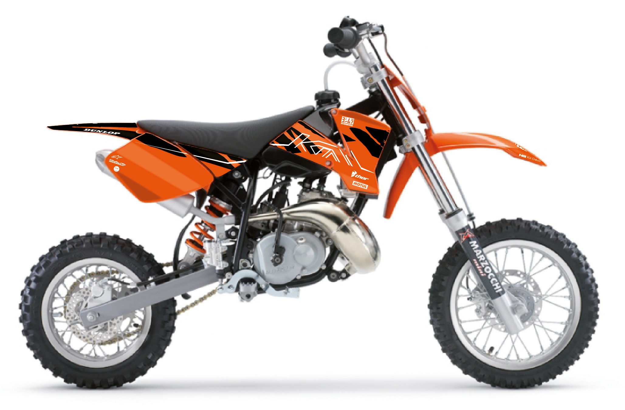 kit déco 50 sx 2002 2003 2004 2005 2006 2007 2008 ktm motocross ng halfback motocross mx decals stickers graphics autocollant adhesifs montage_Plan de travail 1