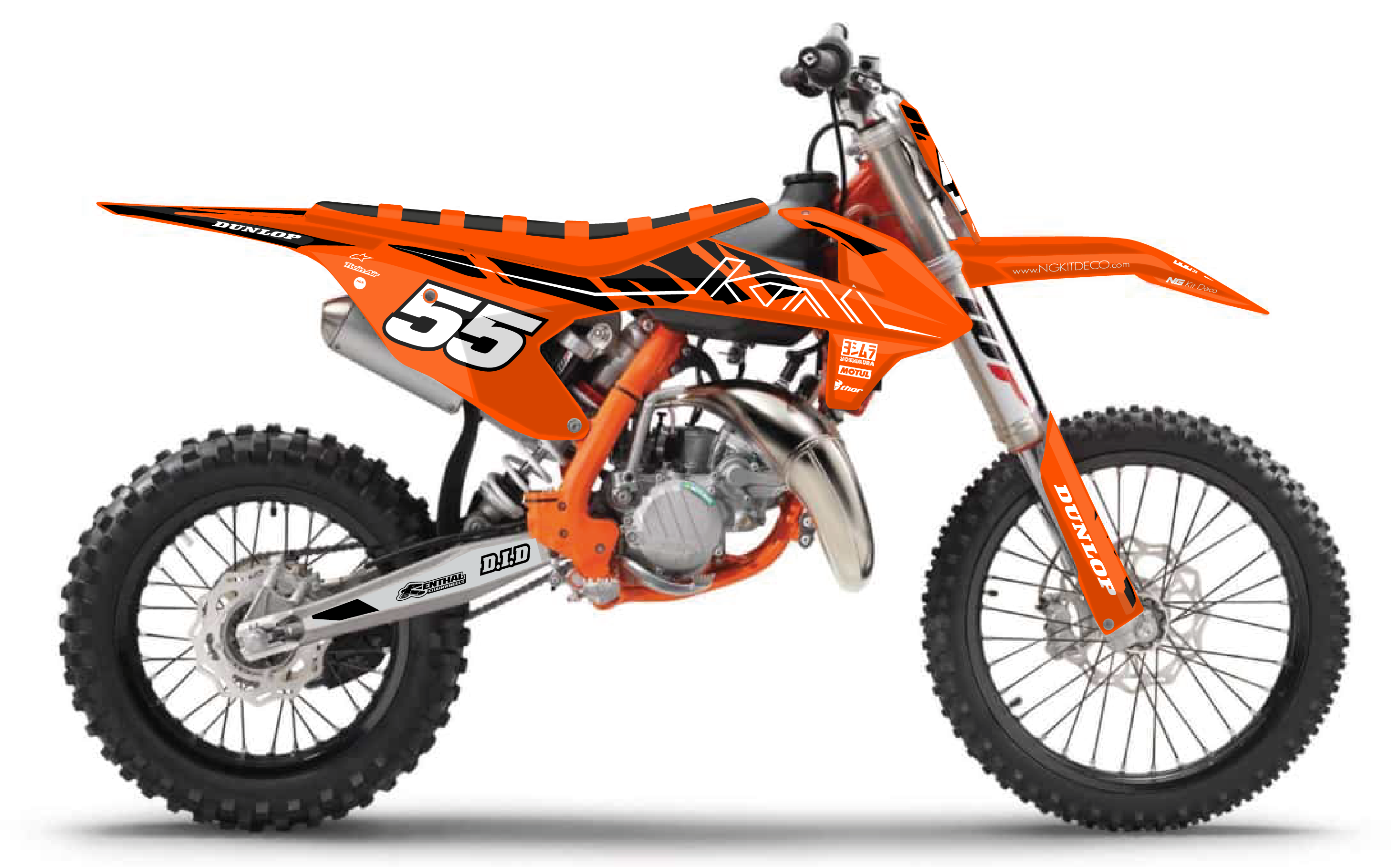 kit déco 85 sx ktm 2018 2019 2020 2021 2022 2023 2024 ng motocross halfback mx decals stickers graphics autocollant adhesifs visuel-01