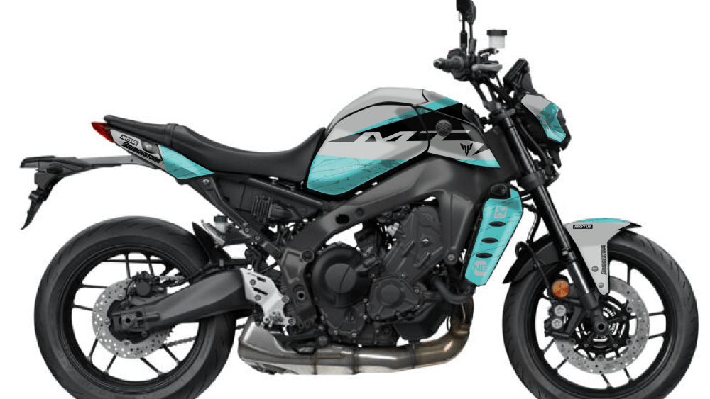 Kit déco yamaha mt 09 mt-09 2021 2022 ng kit déco marble séries moto decals stickers graphics autocollant montage mint_Plan de travail 1