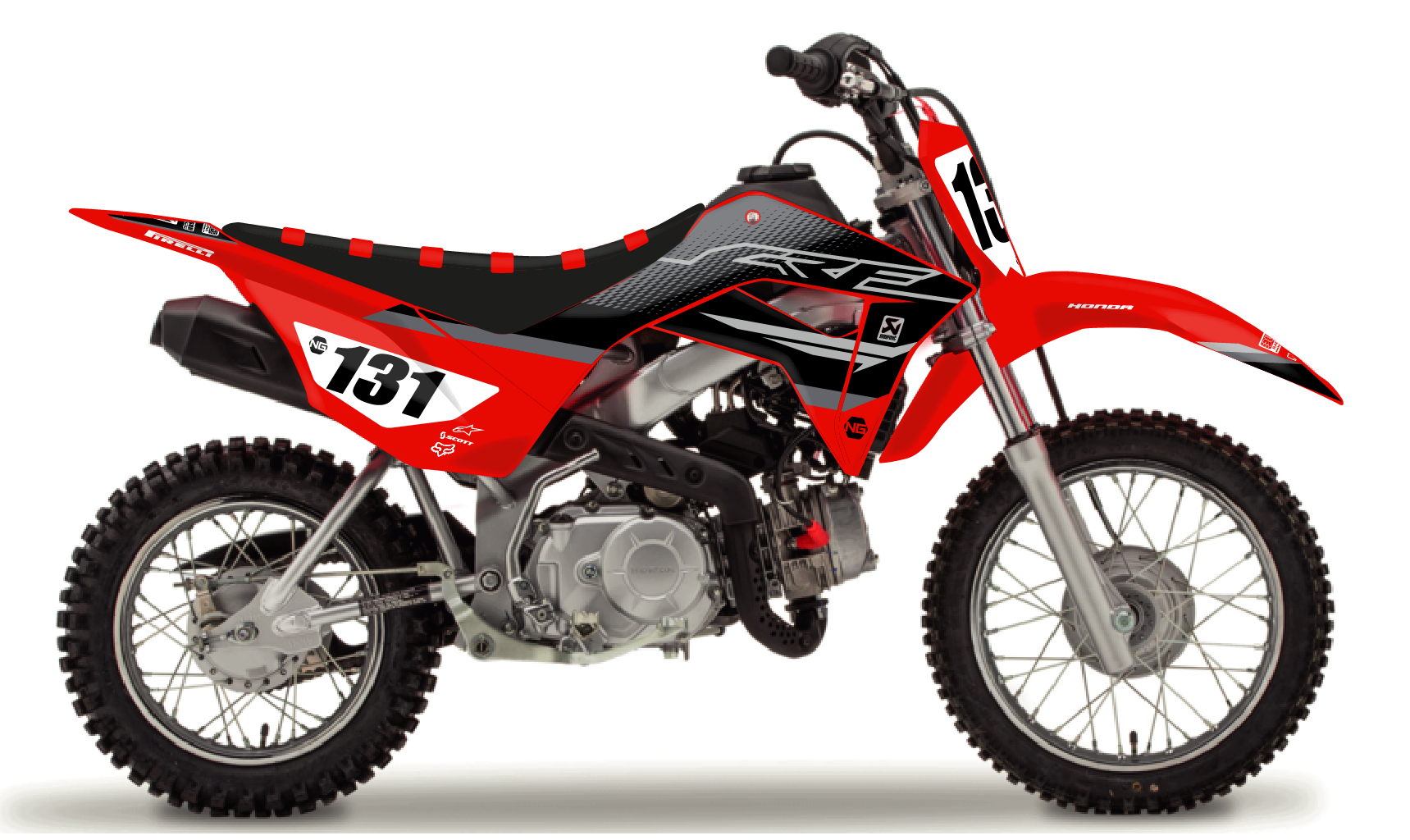 kit déco honda 110 crf 2019 2020 2021 2022 2023 2024 2025 honda motocross pit bike ng strat series mx decals stickers graphcis autocollant visuel-01