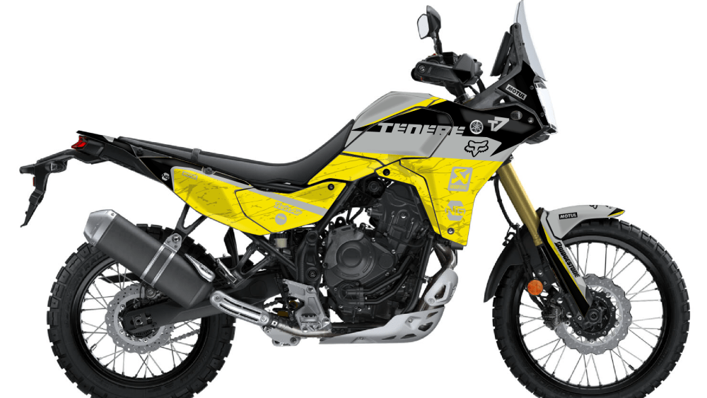kit déco 700 tenere 2025 2026 t7 yamaha trail ng marble jaune decals stickers graphics autocollant adhesifs visuel_Plan de travail 1
