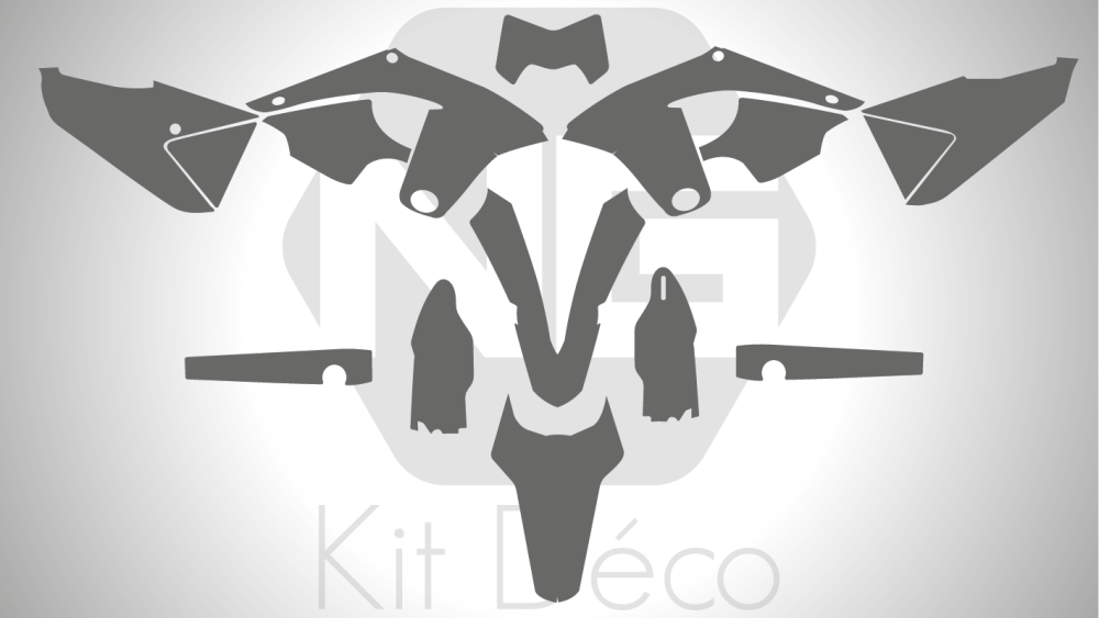 gabarit template fantic 125 250 xe 2021 2022 enduro vector_Plan de travail 1