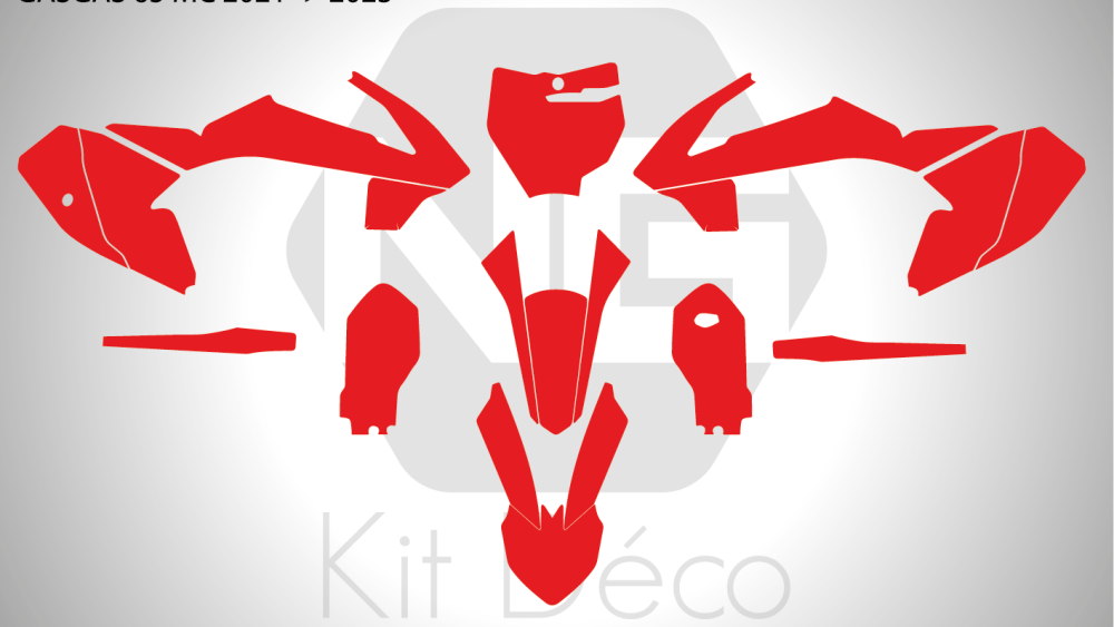 gabarit template gasgas 65 mc 2021 2022 2023 motocross mx vector