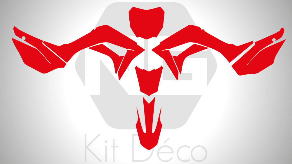 gabarit template honda 110 crf 2019 2020 2021 2022 2023 2024 motocross pit bike ng vectoriel_Plan de travail 1