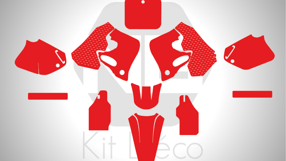 Gabarit / Template HONDA 125 CR 1993 -> 1994 / 250 CR 1992 -> 1994