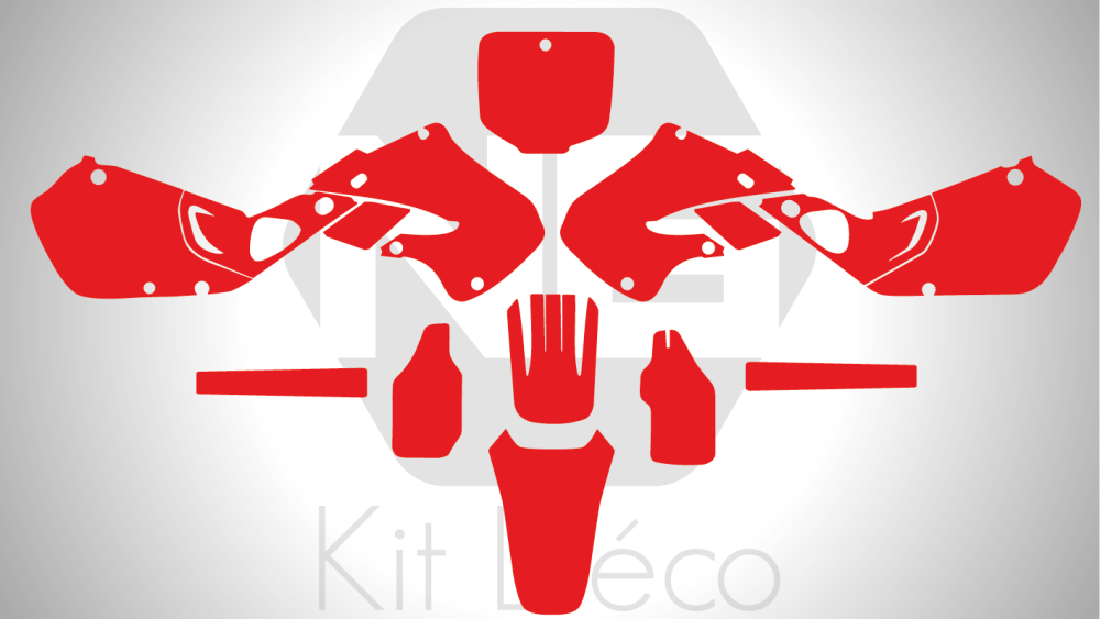 Gabarit / Template HONDA 125 CR 1998 -> 1999 / 250 CR 1997 -> 1999