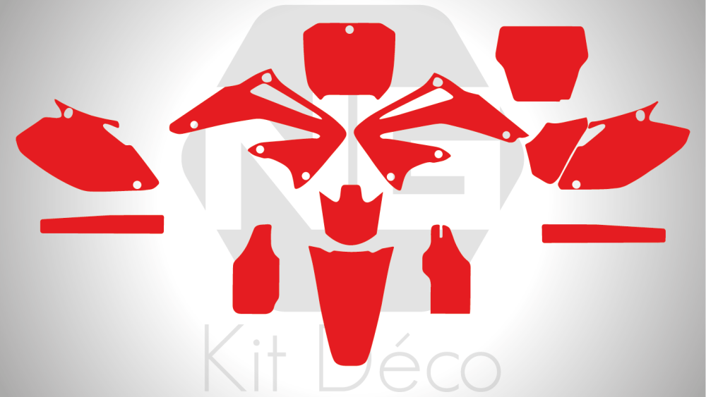 gabarit template honda 450 crf 2002 2003 2004 motocross mx vector