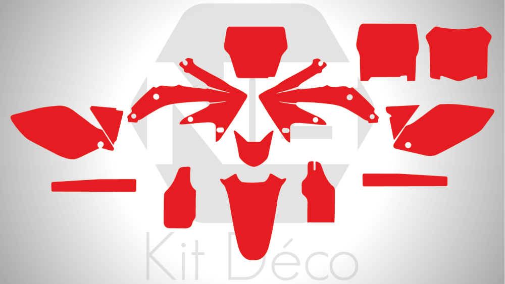 gabarit template honda 450 crf 2005 2006 2007 2008 motocross mx vector